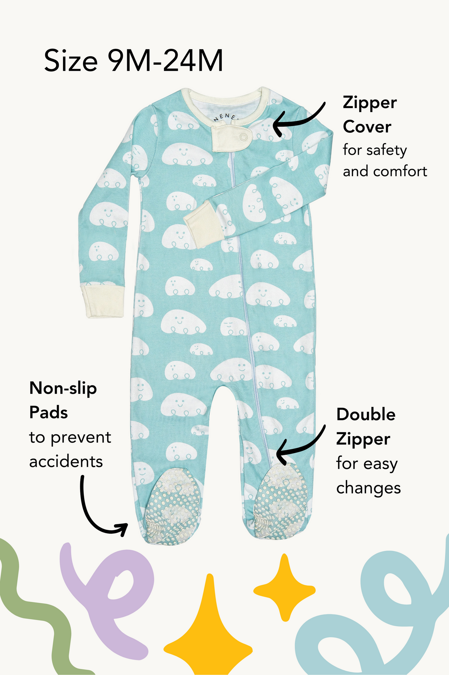 Head in the Clouds Footie