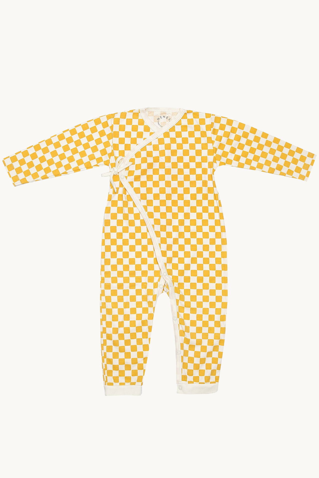 Sunny Squares Crossover Romper