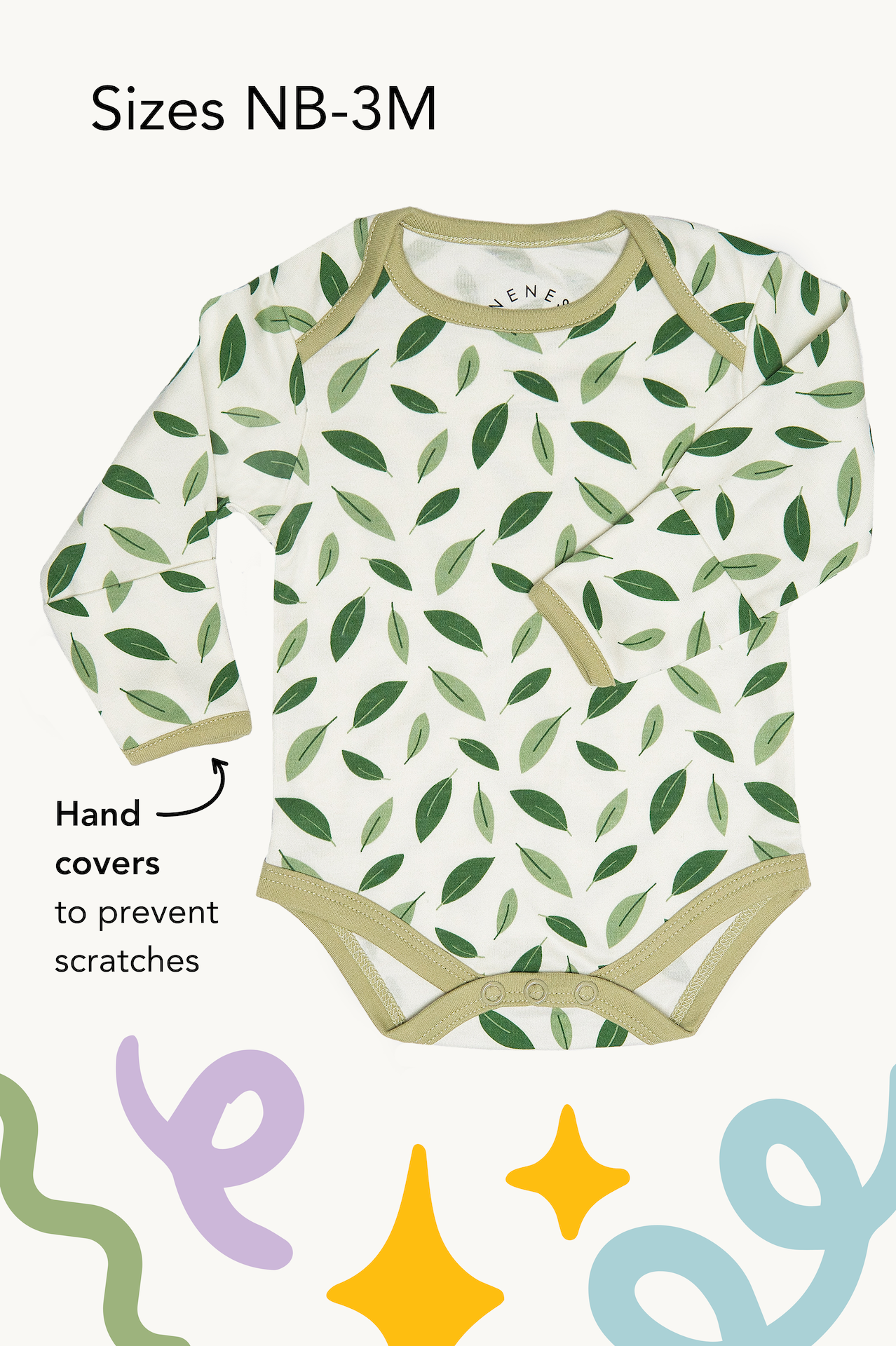 Leaf It to Me Long Sleeve Onesie