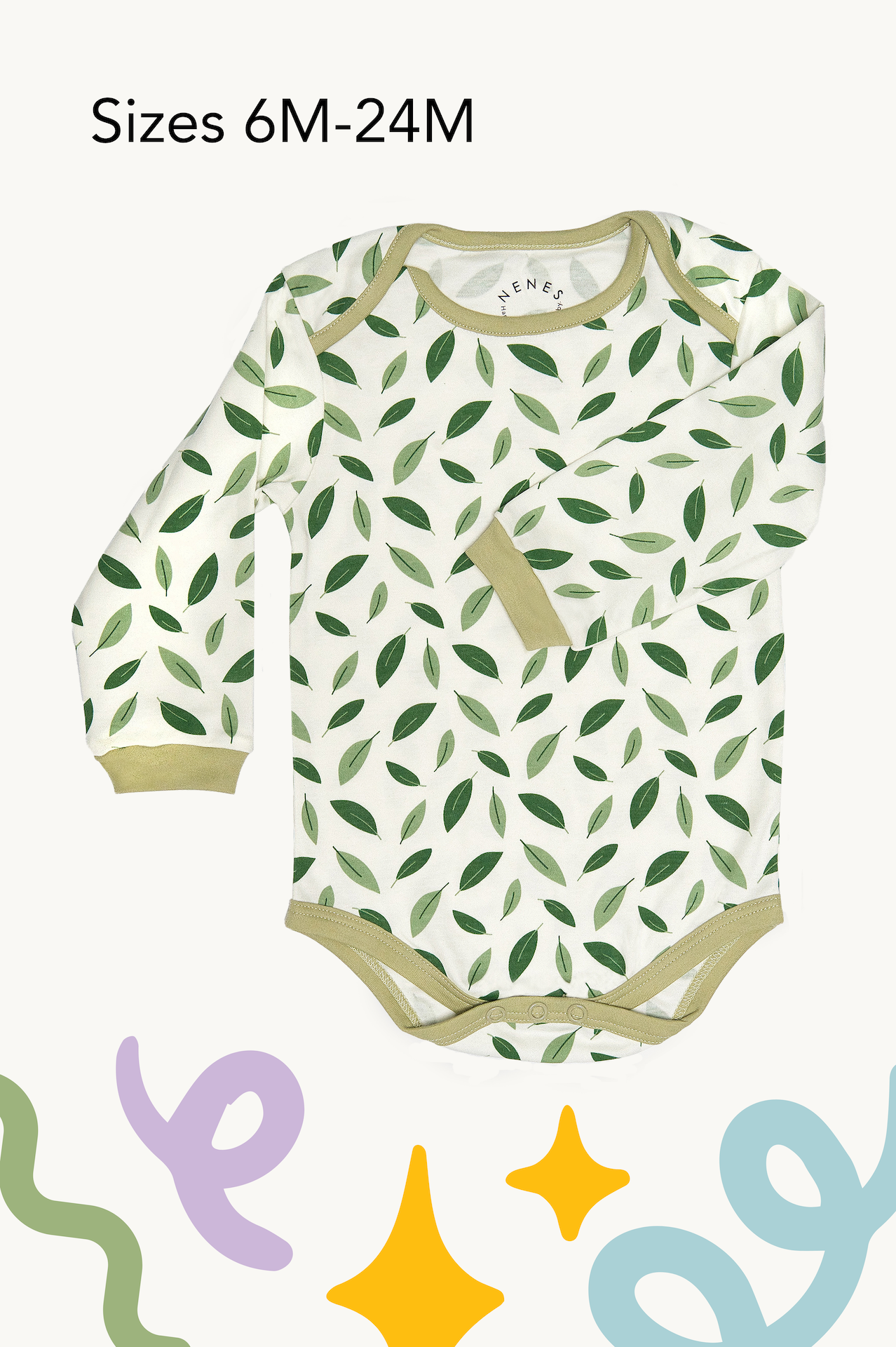 Leaf It to Me Long Sleeve Onesie