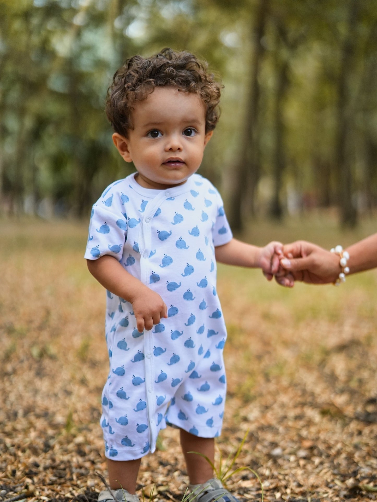 Whale of a Time Crossover Romper