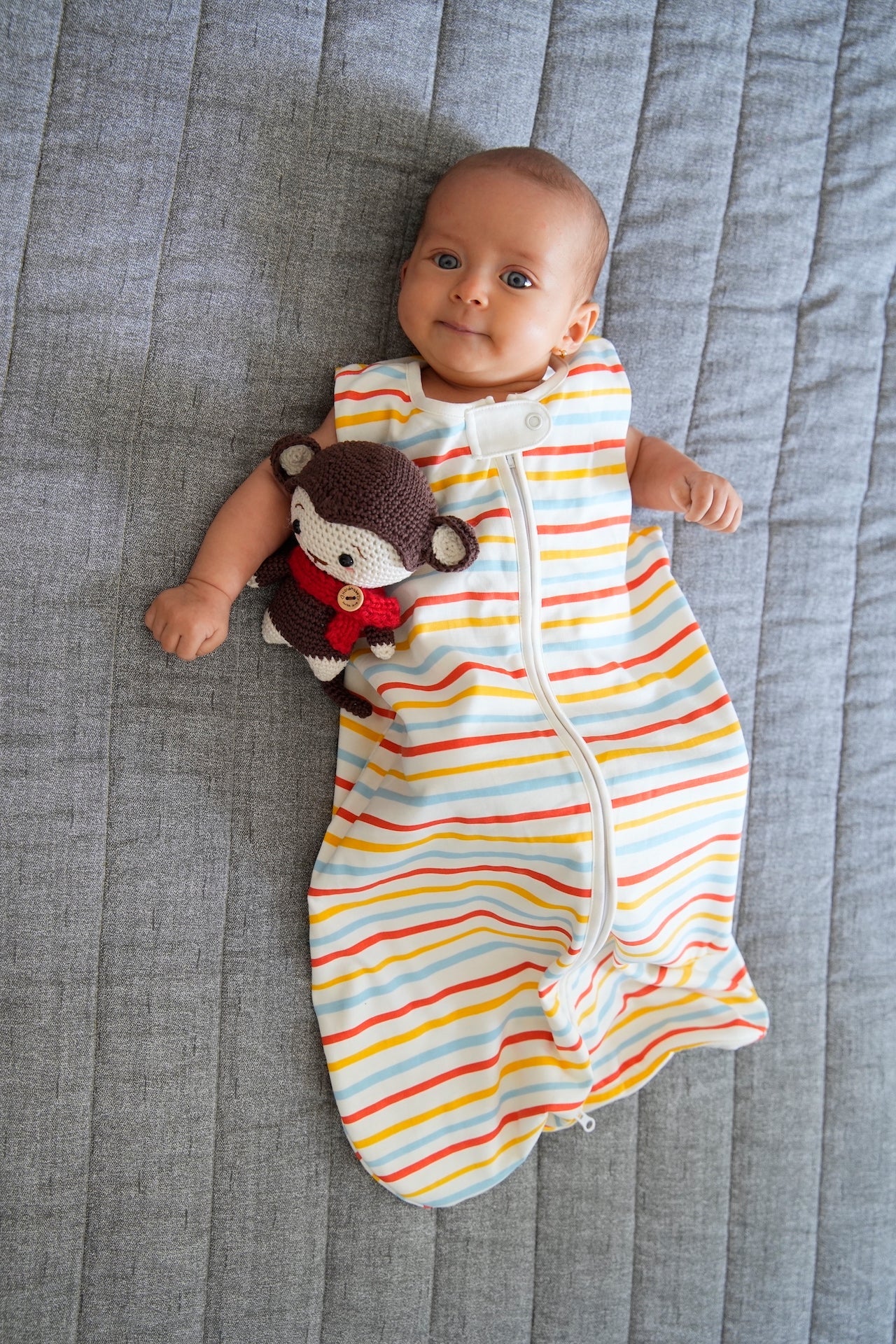 Renewed Rainbow Ribbons Sleeveless Sleep Sack